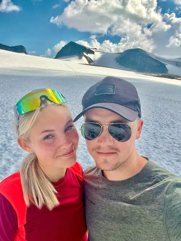 På glaciären
